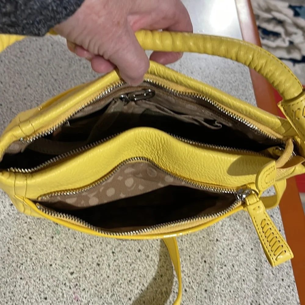 Brighton Yellow Handbag/Crossbody - Picture 5 of 6